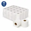 NaturaSterk Toiletpapier 2-Laags – 400 Vellen per Rol – Zacht en Absorberend – ECO- en FSC-Keurmerk – 40 Rollen