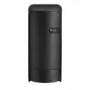 QuartzLine Circle Foamzeepdispenser – 1000 ml – Zwart – Wanddispenser met Pushsysteem – Gerecycled ABS