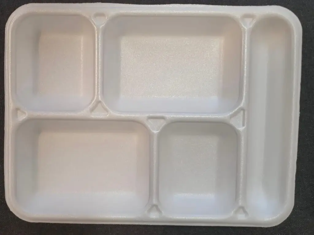 Menu Tray 5 Delig Tabldot 100 Stuks Per Pakket 