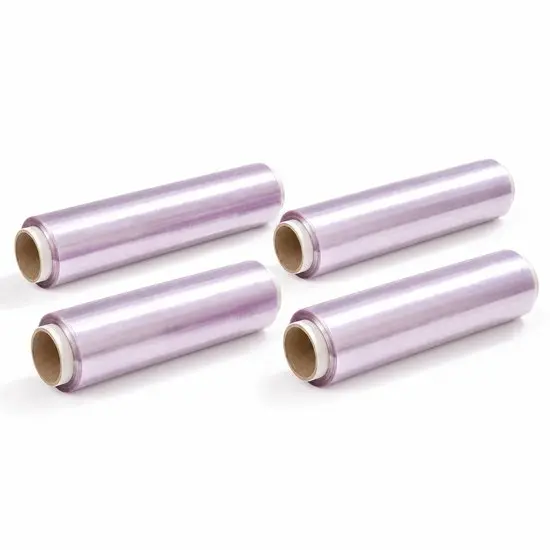 NaturaSterk PVC Vershoudfolie 45 cm Lila – 1200 gr per Rol – 4 Rollen per Doos – Professionele Huishoudfolie voor Horeca en Catering