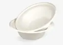 Suikerriet Kommen 300 ml – Ø 16 cm – 1000 Stuks – 12 oz Bagasse Bowls – Plasticvrij en Biologisch Afbreekbaar