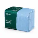 Euronda Monoart Towel Up! Wegwerpservetten Licht Blauw –  Pakken 50 Stuks  – 33 x 45 cm – Absorberende Cellulose Servetten met PE-Film – Voor Tandartspraktijk, Schoonheidssalon & Medische Praktijk