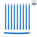 Euronda Speekselafscheiders Blauw – 500 Stuks – 15 cm – Ø 6,5 mm – Flexibele Saliva Ejectors met Afgeronde Tip – Niet-toxisch PVC – Voor Tandartspraktijk & Mondzorg