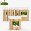 Stokjes, hout "pure" Ø 3 mm · 15 cm Per Doos 20 x 1000 Stuks  