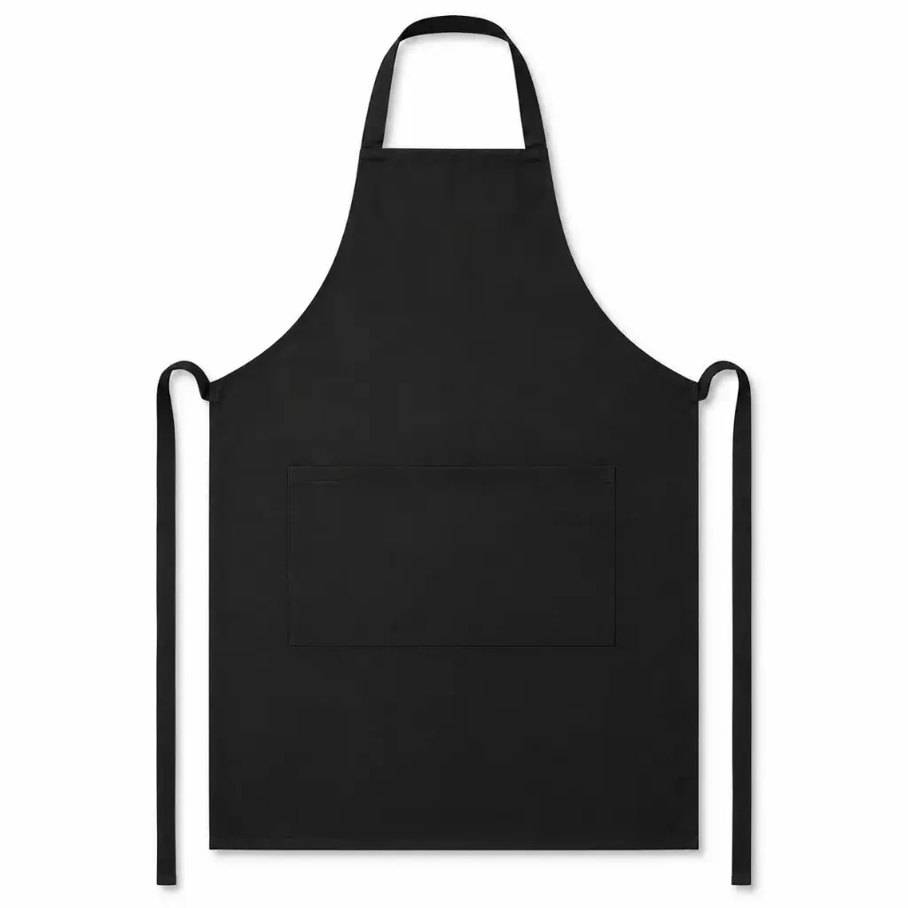 Keukenschort BBQ Apron 240 g/m² - 70x100 cm - Zwart
