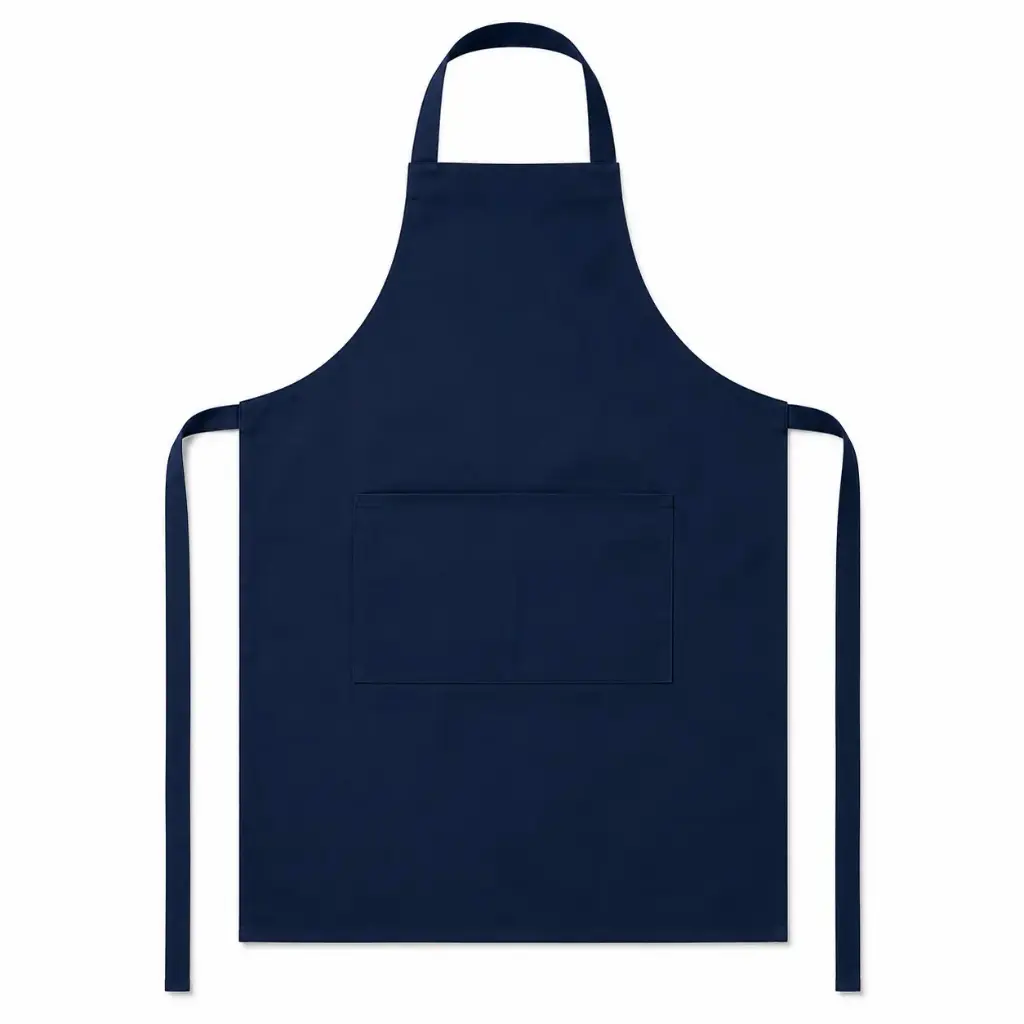 Keukenschort BBQ Apron 240 g/m² - 70x100 cm - Navy Blauw - Horeca