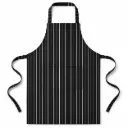 Keukenschort BBQ Apron 240 g/m² - 70x100 cm - Zwarte Strepen
