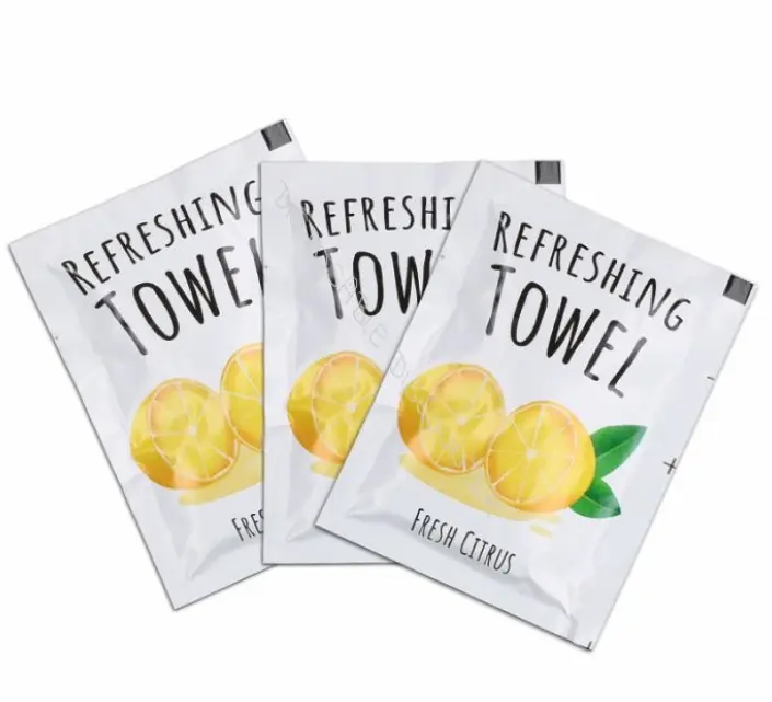 Citroen Verfrissingsdoekjes – 750 Stuks – Individueel Verpakt – 16 x 16 cm – Fresh Citrus – Voor Horeca, Catering en Takeaway