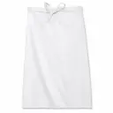 Koksloof 100x100cm - Lower Apron wit - 240 g/m² - Professionele Horeca Sloof - Keuken & BBQ Schort 