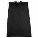 Koksloof 100x100cm - Lower Apron zwart - 240 g/m² - Professionele Horeca Sloof - Keuken & BBQ Schort 
