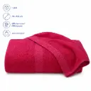 Badlaken bamboe Fushia 70x130 cm 450/500g.m2 