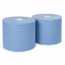 Industrie Uierpapier - 3 Laags - 22 cm x 360 m - Blauw - 2 Rollen