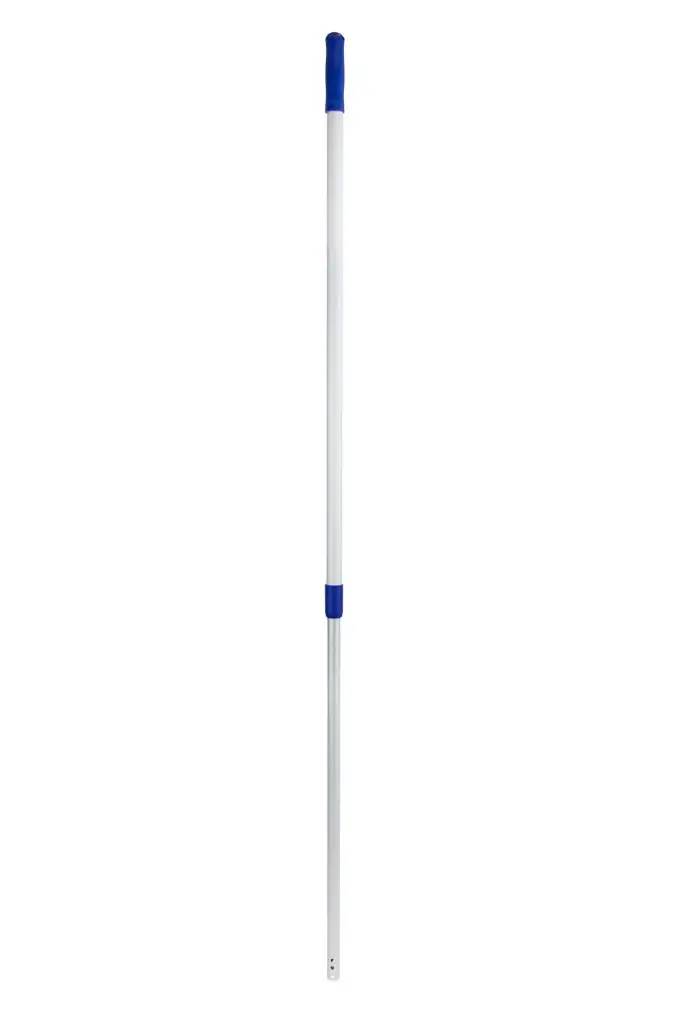 Mopsteel aluminium telescopisch (Type G) 100 tot 180 cm  en 3 gaatjes voor mopklem en mopframe.