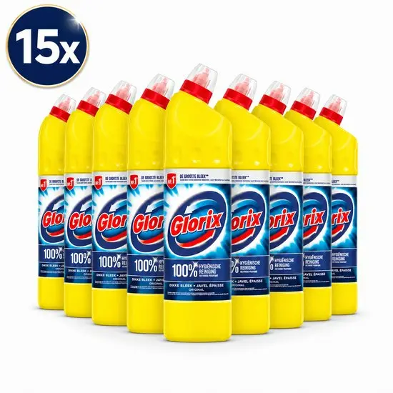 GLORIX Bleek Original 750 ML 15 Stuks
