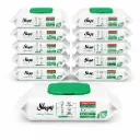 Sleepy 12 pak groen x 100 Reinigingsdoekjes met wit zeep
