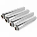 Aluminiumfolie 45 cm – 14 Micron – 1400 g per Rol – 4 Rollen – Extra Sterke Horeca Folie voor Catering, Keuken, Döner, Grill & Take-away  Productbeschrijving