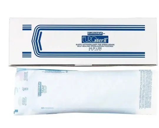 Euronda Eurosteril sterilization pouches Self Adhesive 9X25cm 200 Pieces