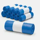 Afvalzak Blauw Rec T25 70x110 cm 25 Rollen x20 Stuks ( Totaal 500 Stuks )