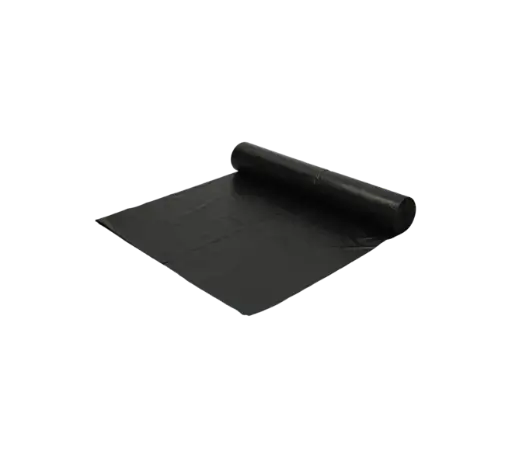 [SC00059] Afvalzak Gerecycled HDPE Zwart 70x110cm T25 120 Liter HY Per Doos 20 Rollen x 25 Stuks