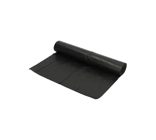 [SC00058] Afvalzak Gerecycled HDPE Zwart 60x80cm T25 60 Liter HY Per Doos 20 Rollen x 25 Stuks