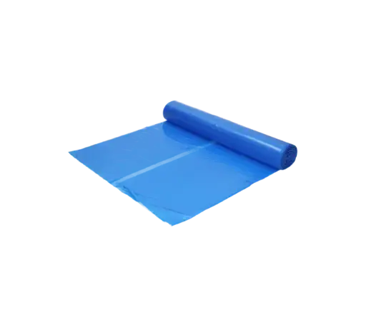 [SC00062] Afvalzak Gerecycled LDPE Blauw 70x110cm T40 120 Liter HY Per Doos 10 Rollen x 20 Stuks