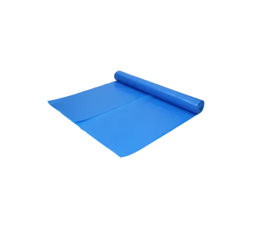 [SC00065] Afvalzak Gerecycled LDPE Blauw 90x110cm T80 140 Liter HY Per Doos 10 Rollen x 10 Stuks