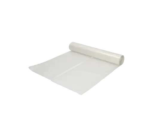 [SC00066] Afvalzak Gerecycled LDPE Transp 70+30(2x15)x200cm pons T80 400 Liter HY Per Doos 20 Rollen x 5 Stuks 