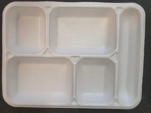 [NM120102] Menu Tray 5 Delig Tabldot 100 Stuks Per Pakket 