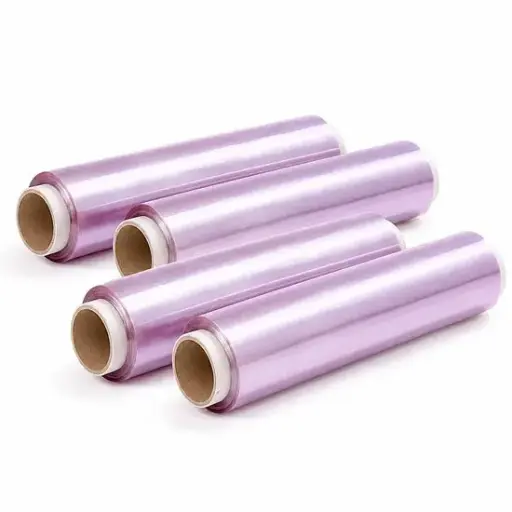 [NM120123] NaturaSterk PVC Vershoudfolie 30 cm Lila – 800 gr per Rol - 4 Rollen per Doos – Professionele Huishoudfolie voor Horeca en Catering