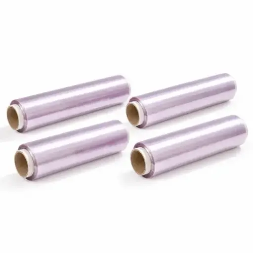 NaturaSterk PVC Vershoudfolie 45 cm Lila – 1200 gr per Rol – 4 Rollen per Doos – Professionele Huishoudfolie voor Horeca en Catering