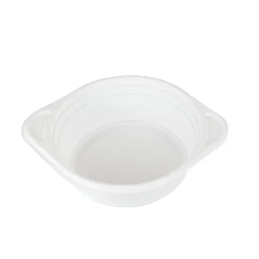Soepkommen met Handgrepen 500 ml – Wit PP – 150 x 200 x 45 mm – Herbruikbaar en Vaatwasmachinebestendig -1000 Stuks