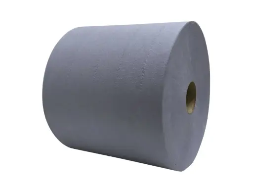 [NS140027] NaturaSterk Industriepapier Recy Blauw 2-Laags 380 Meter 2 Rollen 
