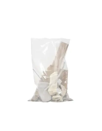 Plastic puinzak transparant 55 x 80 cm – 120 micron 100 Stuks Per Doos 