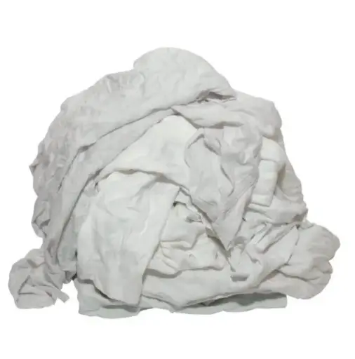 [CC00151] Poetsdoeken dun wit tricot 5 kg BOVE