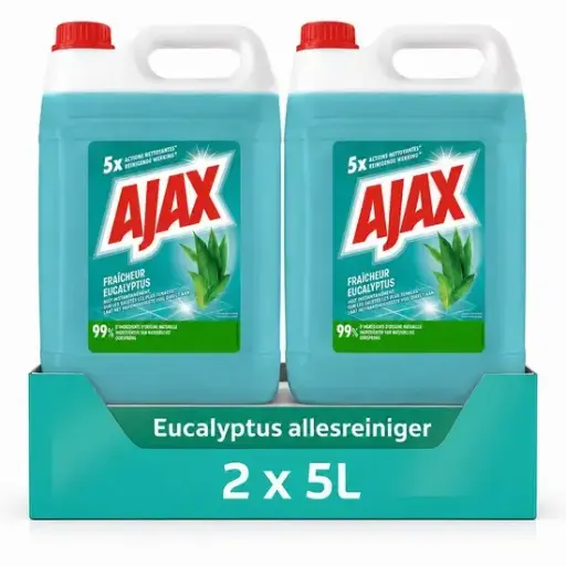 [PR/03044] Ajax Allesreiniger Eucalyptus 5 Lt x 2 Stuks Per Doos