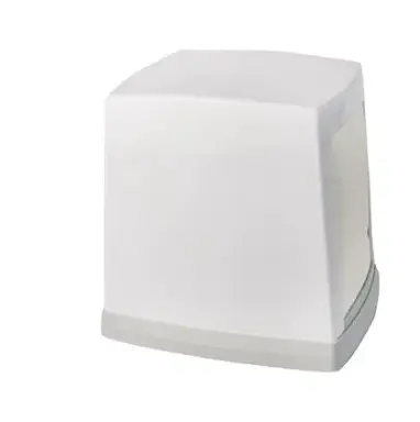 [NM150231] Dispenser voor servetten 14 cm x 11,7 cm x 14,5 cm grijs/wit 