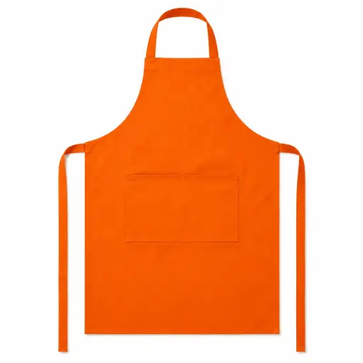 [HRC00067] Keukenschort BBQ Apron 240 g/m² - 70x100 cm - oranje