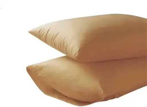 Kussensloop 20A 100% katoen camel 60x70/20cm