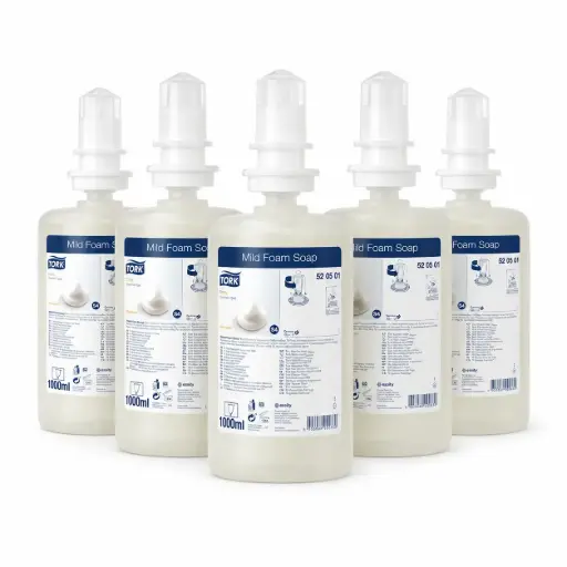 [CC00222] Tork Mild Geparfumeerde Schuimhandzeep S4 - 6 x 1 Liter - 520501