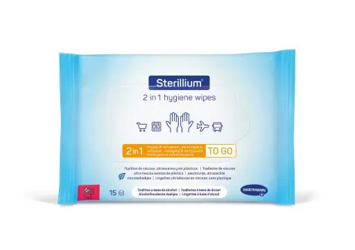 [CC00264] Sterillium® 2in1 hygiene wipes 15 tissues per flowpack