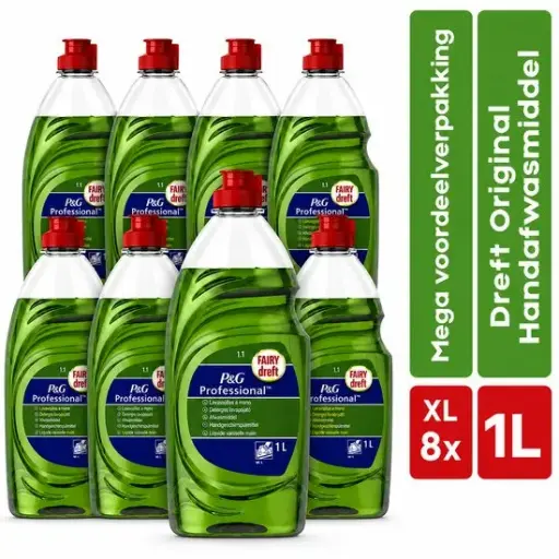 [DT150063] Dreft Handafwasmiddel Original 1 Lt x 8 Stuks
