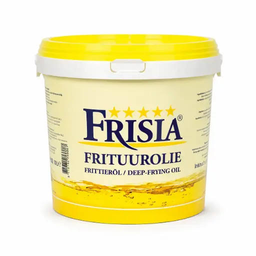 Frisia Frituurolie – 10 Liter Emmer – Plantaardige Olie – Voor Frituren en Wokken – Neutrale Smaak – Geschikt voor Horeca en Thuisgebruik