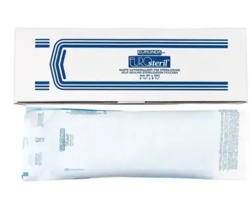 Euronda Eurosteril sterilization pouches Self Adhesive 9X25cm 200 Pieces