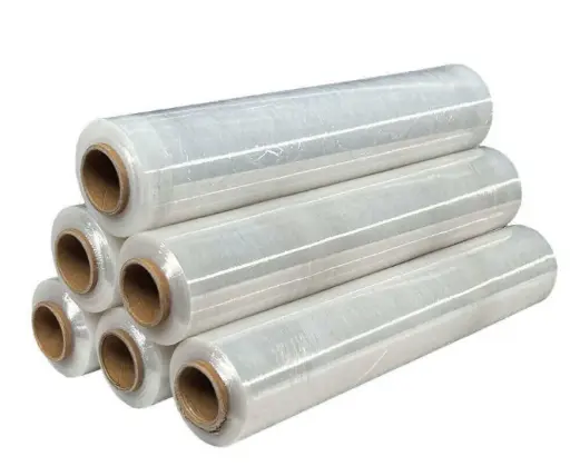 NaturaSterk Stretchfolie Transparant – Handwikkelfolie / Palletfolie 20 Micron – 1,8 kg per Rol – Verpakkingsfolie voor Pallets & Dozen – 6 Rollen