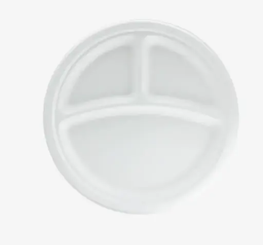 Bord Ø26cm 3-vaks suikerriet BIO 500 Stuks 